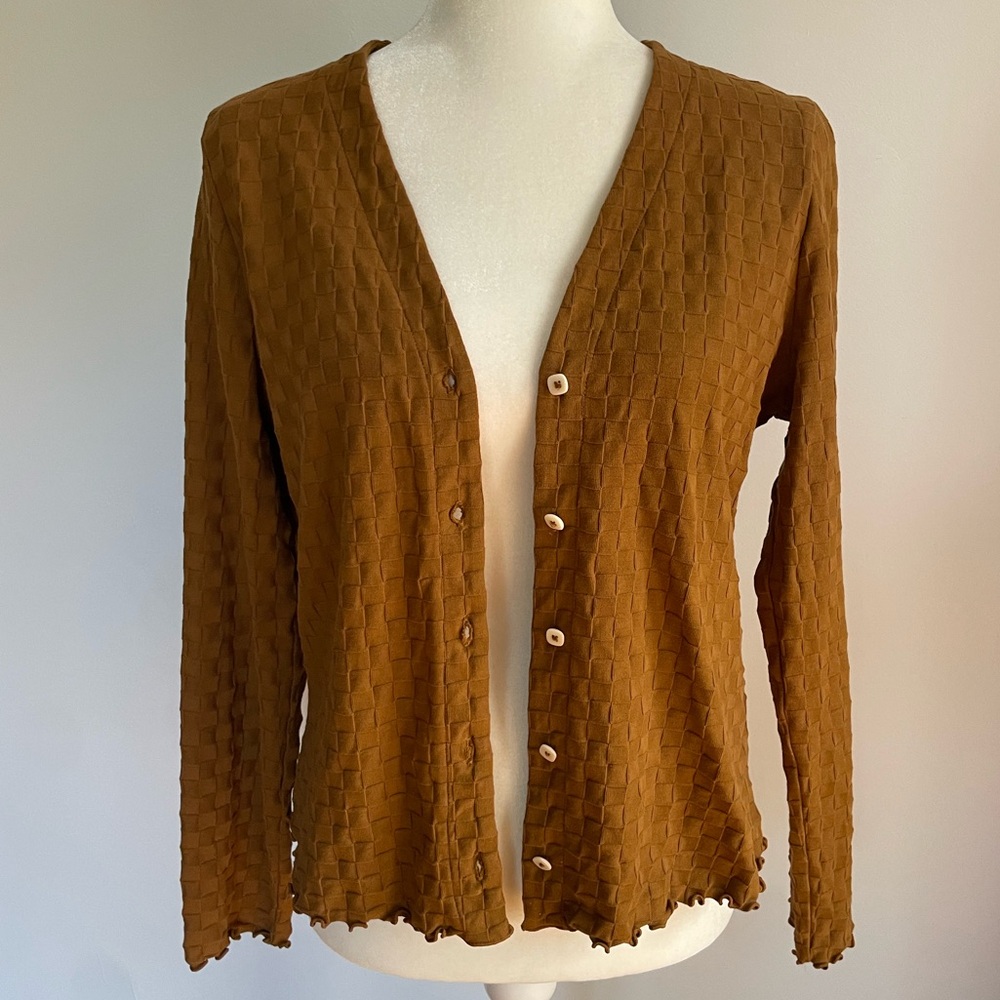 Beautiful camel coloured camel cardigan